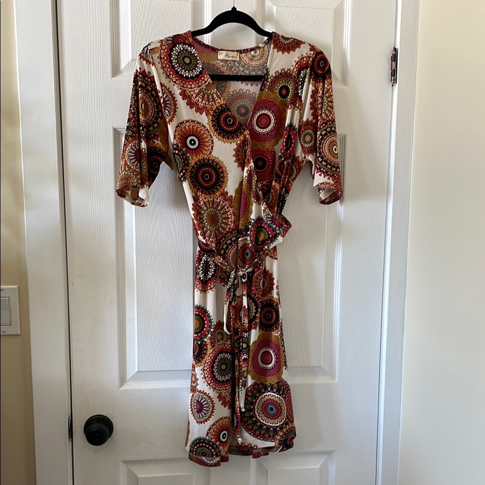Mandala boho country cowgirl sundress summer spring autumn dress